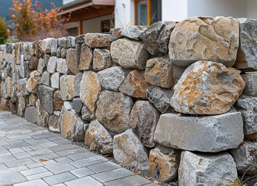 Custom Stone Walls Retaining Walls