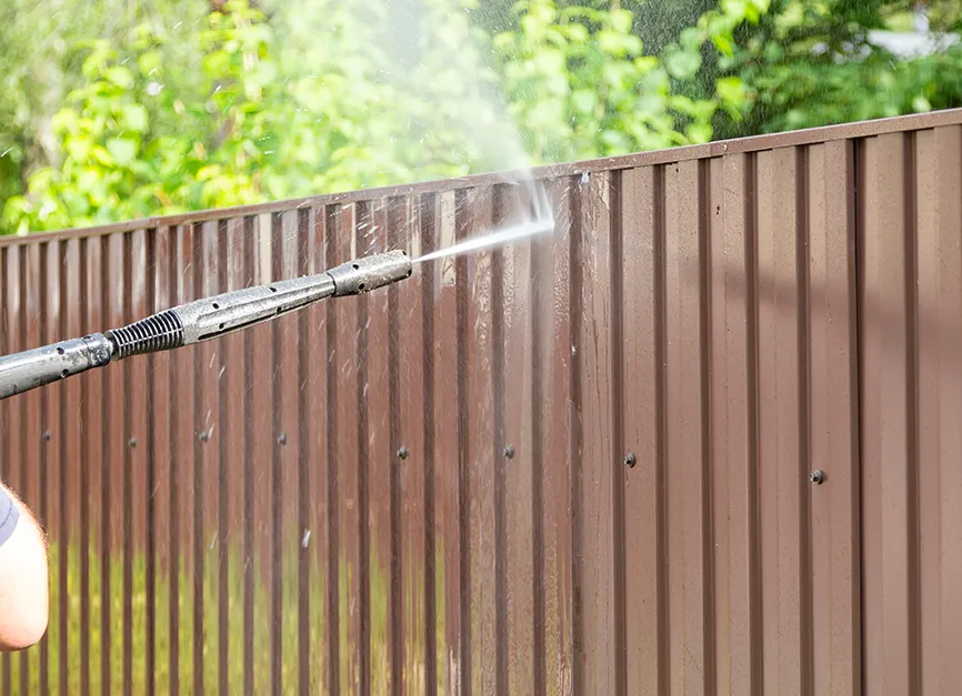 Fence Power Washing Staining
