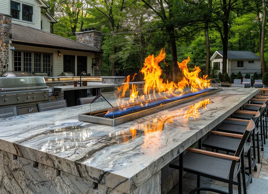 Outdoor Kitchens Fireplaces Custom Fire Pits