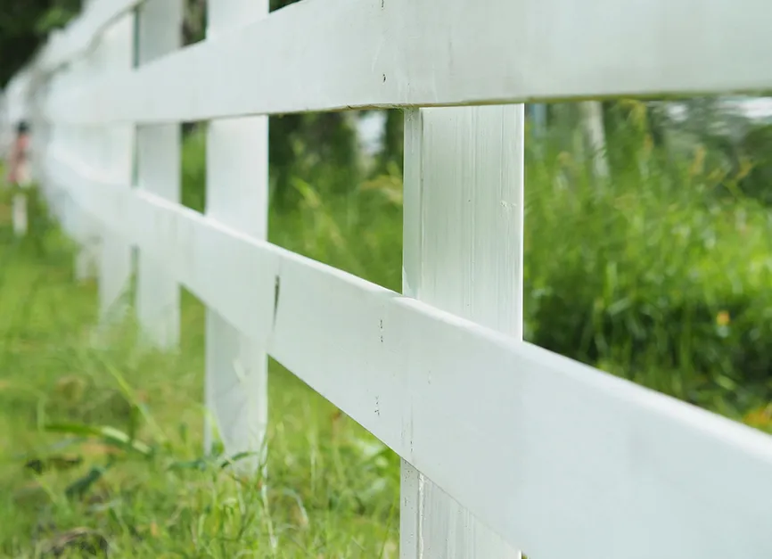 Vinyl PVC Fence Installation