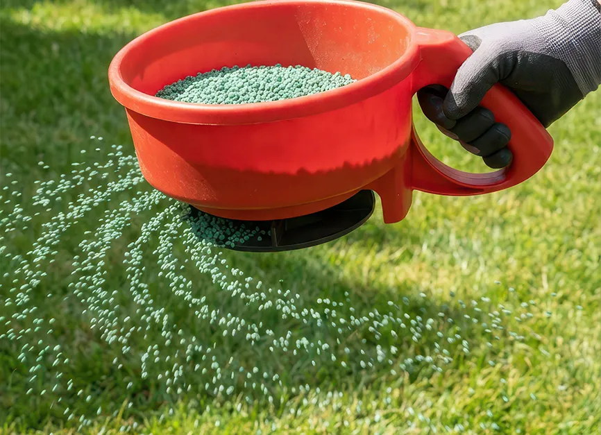 Winterizer Lawn Fertilizer Application
